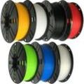 Ampertec 3D-Filament Colorpack Nylon/PA 1.75mm 4x1kg Spulen