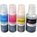 4 Ampertec Tinten ersetzt GI-50 PGBK C M Y 4-farbig