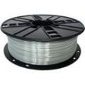 WhiteBOX 3D-Filament Seiden-PLA grau mit Perlglanz 1.75mm 1000g Spule