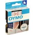 Dymo Originalband 45015 rot auf weiß 12mm x 7m