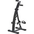 Homcom - Heimtrainer Bewegungstrainer Pedaltrainer für Senioren Stahl Schwarz 41 x 50 x 96cm - Schwarz