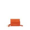 TOM TAILOR Damen Hanny Portemonnaie mit Schlüsselanhänger, orange, Logo Print, Gr. ONESIZE