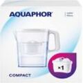 AQUAPHOR Wasserfilter Kanne Compact weiß inkl. 1 Maxfor+ Filter