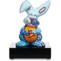 Sammelfigur GOEBEL "Figur Romero Britto - "Blue Rabbit"" Dekofiguren Gr. B/H/T: 23 cm x 32 cm x 20 cm, Hase, bunt Sammlerfiguren