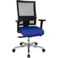 Bürostuhl TOPSTAR "Sitness 60" Stühle blau (blau, schwarz) Drehstühle