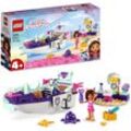 LEGO® Konstruktionsspielsteine Meerkätzchens Schiff und Spa (10786), LEGO® Gabby's Dollhouse, (88 St), Made in Europe, bunt