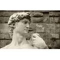 PAPERMOON Fototapete "Griechische Statue" Tapeten Gr. B/L: 4,50 m x 2,80 m, Bahnen: 9 St., bunt Fototapeten