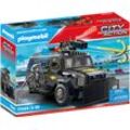 Playmobil® Konstruktions-Spielset SWAT-Geländefahrzeug (71144), City Action, (73 St), Made in Europe; mit Licht und Sound, bunt
