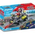 Playmobil® Konstruktions-Spielset SWAT-Multi-Terrain-Quad (71147), City Action, (59 St), Made in Europe, bunt