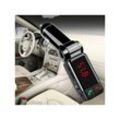 Trade Shop Traesio - freisprechanlage bluetooth transmitter mit fm display MP3 player usb auto modulator