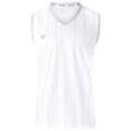 Stark Soul® Trainingsshirt Ärmelloses Sport T-Shirt "Pinstripes" mit V-Ausschnitt mit Logo-Print