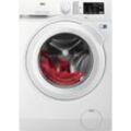 A (A bis G) AEG Waschmaschine "L6FA48FL" Waschmaschinen Hygiene- Anti-Allergie Programm mit Dampf weiß Frontlader Bestseller