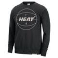 Miami Heat Standard Issue Nike Dri-FIT NBA-Sweatshirt für Herren - Schwarz