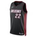 Miami Heat Icon Edition 2022/23 Nike Dri-FIT NBA Swingman Trikot für Herren - Schwarz