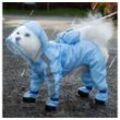 Dekorative Hunderegenmantel Regenjacke für Hunde mit Kapuze