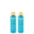 CHI Haarpflege-Set CHI Aloe Vera Curls Reiseset Conditioner 30 ml + Shampoo 30 ml