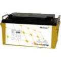 PHAESUN Solar-Akkus "AGM Sun Store 90" Akkumulatoren Gr. 12 V 88000 mAh, gelb (gelb, schwarz) Solartechnik