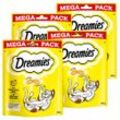 DREAMIES Portionsbeutel Mega Pack mit Käse 180g - 4er Set