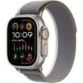 Apple Watch Ultra 2 GPS 49 mm + Cellular Titanium S/M Smartwatch (4,9 cm/1,92 Zoll, Watch OS 10), Trail Loop, bunt