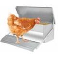 Tolletour - Futterspender 5kg Tröge Futterautomat mit Deckel Hühner Futtertrog Fußpedal Selbstöffnender Futtertrog wasserdichter für Enten Puten