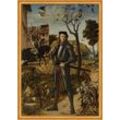 Kunstdruck Young Knight in a Landscape Carpaccio Ritter Rüstung Mittelalter B A1