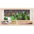ECOZONE Terrarium Holz Terrarium mit Frontbelüftung 100 x 60 x 60 cm
