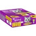 WHISKAS Portionsbeutel Multipack 1+ Geflügel Auswahl in Gelee 80 x 85g