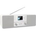 TechniSat DIGITRADIO 370 CD IR Digitalradio (DAB) (Digitalradio (DAB), UKW mit RDS, 10 W), weiß
