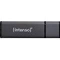 Intenso Alu Line USB-Stick (USB 2.0, Lesegeschwindigkeit 28 MB/s), schwarz