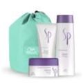 Wella SP Haarpflege-Set Repair Geschenkset Shampoo 250 ml + Conditioner 200 ml + Mask 200 ml + Kosmetikbeutel