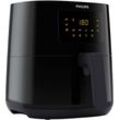 Philips Heißluftfritteuse Airfryer L HD9252/90, 4,1 l, 1400 W, mit 7 Voreinstellungen und Warmhaltefunktion, digitales Display, schwarz