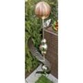 Jürgen Bocker - Gartenambiente Gartenstecker Beetstecker Merkur Edelstahl Kugel golden rose matt 150 cm Garten
