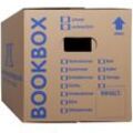 Kk Verpackungen - 5 Bücherkartons 2-wellig Bookbox Ordnerkartons Archivkartons - Braun