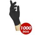 1000 Stück NITRAS 8320 Black Wave Einmalhandschuhe - Einweghandschuhe puderfrei und extrem reißfest, perfekt in einer Box zum Dosieren - Größe:10