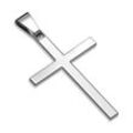 BUNGSA Anhänger Set Anhänger Kreuz Silber aus Edelstahl Unisex (1-tlg)