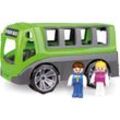 Lena® Spielzeug-Bus TRUXX Bus, inkl. 2 Spielfiguren; Made in Europe, grau|grün