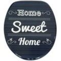 Sanilo WC-Sitz Home Sweet Home, mit Absenkautomatik, blau