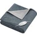 BEURER Heizdecke HD 75 Cosy Dark Grey, grau