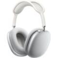 Apple AirPods Max Over-Ear-Kopfhörer (Active Noise Cancelling (ANC), Rauschunterdrückung, Sprachsteuerung, Transparenzmodus, integrierte Steuerung für Anrufe und Musik, kompatibel mit Siri, Siri, Bluetooth), silberfarben