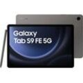 Samsung Galaxy Tab S9 FE 5G Tablet (10,9", 128 GB, Android,One UI,Knox, 5G, AI-Funktionen), grau