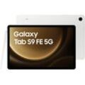 Samsung Galaxy Tab S9 FE 5G Tablet (10,9", 128 GB, Android,One UI,Knox, 5G, AI-Funktionen), silberfarben