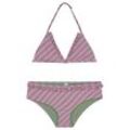 Shiwi - Triangle-Bikini CANDY STRIPE in azalea pink, Gr.104