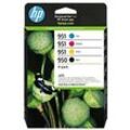 HP 950/1 Original Tintenpatrone 6ZC65AE Schwarz, Cyan, Magenta, Gelb Pack 4 Stück