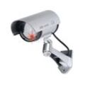 Überwachungskamera Dummy Kamera LED kabellos in/- außen Kameraattrappe Überwachungskamera Attrappe (inkl. Montagematerial)