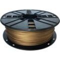 Ampertec 3D-Filament goldfarben mit 10 Prozent Metall 1.75mm 1000g Spule