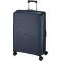 Reisekoffer d&n Travel Line 4000 Trolley 66 cm 4 Rollen 69 l - Blau