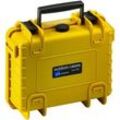 B&W International B&W Outdoor Case Typ 500 2,3 l - Gelb Inklusive Schaumstoffeinsatz