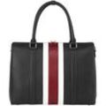 SOCHA BB Red Stripe Business-Handtasche 44 cm - Schwarz