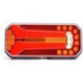 LED Rückleuchte LINKS Blinker Lauflicht (7 Funktionen) 236 x 104mm LKW Anhänger