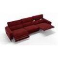 Design XXL Couch MARA Relaxsofa - rot